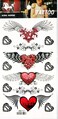 NipitShop 1 Sheet Sexy Waterproof Tatoo Beautiful Angel Wings Flying Heart Temporary Tattoo Body Art Flash Tattoo Stickers