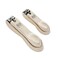 Rui Smiths CarbonConscious Nail Clipper Set of 2 for Manicure and Pedicure Grooming   Large and Small Size Cutters   Made with Wheat Straw Bioplastic