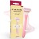Body Razor SkinSoft for Women - Resusable   Anti-Slip Rubber Grip   4-Swedish Stainless Steel Blades   Moisture Strip for Smooth &amp; Painless Hair Removal   (1 Count)