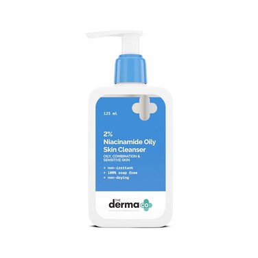 2% Niacinamide Oily Skin Cleanser for Sensitive, Oily &amp; Combination Skin   Gently Cleanses Makeup, Dirt &amp; Oil   Non-Drying &amp; Soap-Free   4.23 Fl Oz/125ml