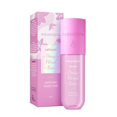 Dewy Floral Kiss Perfume Body Mist   2-in-1 Spray for Hair &amp; Body   Hydrates with Zemea &amp; Hyaluronic Acid   Spring-Inspired Fresh &amp; Floral Fragrance   5.07 Fl Oz/150 ml