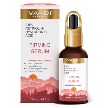 Skin Firming Serum for Face With 2.5% Retinol &amp; Hyaluronic Acid - 30ml
