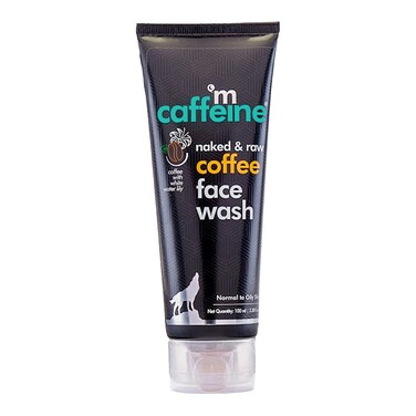 mCaffeine Men, Women's Coffee Natural Hydrating Face Wash with Vitamin E for Fresh &amp; Glowing Skin, Deep Cleanse &amp; De Tan, Controls Oil, Removes Dirt for Normal, Dry &amp; Oily Skin - 100 ml