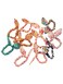 LOVEF Korean Style 10x Girls floral Rabbit Ear Hair Tie Bands Ropes Ponytail Holder