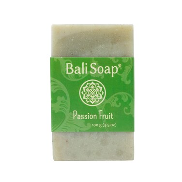 Bali Soap - Passion Fruit Natural Soap - Bar Soap for Men &amp; Women - Bath, Body and Face Soap - Vegan, Handmade, Exfoliating Soap - 3 Pack, 3.5 Oz each