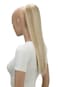 CAISHA 22" Hairpiece Ponytail Extension Drawstring Voluminous Straigtht Blonde With Highlights PH529