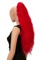 CAISHA 28" Extra Long Voluminous Wavy Ponytail Hairpiece Heat-resistant Synthetic Fibres With Butterfly Clip Red H703