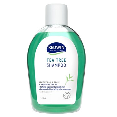 Redwin Tea Tree Shampoo 250ml Hair revitaliser for healthy looking hair for sensitive skin import from Australia