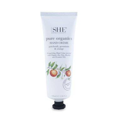 Om She Aromatherapy Pure Organics Hand Creme - Patchouli, Geranium &amp; Orange