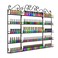 LASIEYO 5 Tier Nail Polish Racks, Nail Polish Racks for The Wall, Nail Polish Wall Rack Nail Polish Bottles   Essential Oil Storage Display Nail Polish Rack (170-200 Bottles - Black)