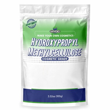 Hydroxypropyl Methylcellulose (HPMC) &ndash; 100 Gm (3.52 Oz), Pure Hydroxypropyl Methylcellulose Powder, HPMC Powder, Hydroxypropyl Methylcellulose for Cosmetics, Hydroxypropyl Methylcellulose Bulk