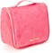 Juicy Couture Women's Cosmetics Bag - Hanging Travel Makeup and Toiletries Kit - Makeup Accessories Organizer Case with Hook, Size One Size, Peach