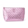 Juicy Couture Pink Quilted Heart Metallic Cosmetic Bag