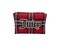 Juicy Couture Women's Cosmetics Bag - Travel Makeup and Toiletries Clutch Wedge Pouch, Flannel Material Multicolor