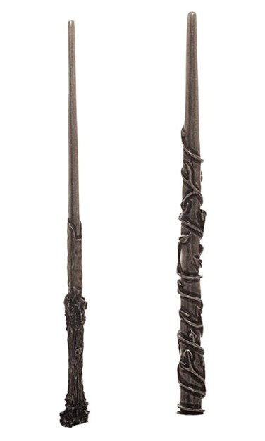 Bioworld Harry Potter Harry and Hermione Wand Hair Sticks