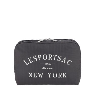 LeSportsac Extra Large Rectangular Cosmetic Bag (Thunder Logo Cosmetic)