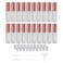 BQLZR Rose Gold Lip Gloss Tubes 1.2ml Empty Plastic transparent Lip Balm Bottle Container Cosmetic Makeup Tools with Stopper Pack of 20