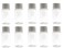10PCS 30ml/1oz Empty Refillable PET Transparent Plastic Jar Bottles Travel Cosmetic Container Pot Holder With Plastic Screw Lid For Lotion Essential Oil Toner Perfume(Cap Color Random)
