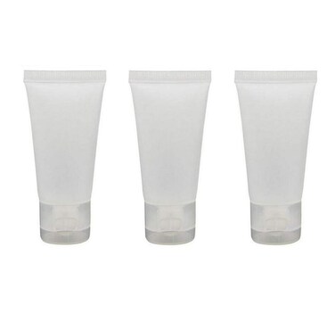 20PCS Clear Empty Refillable Plastic Soft Tubes Squeezable Bottle Packing Cosmetic Sample Container Jars Storage Holder For Facial Cleaner Shampoo Shower Gel Body Lotion Hand Cream 50ml/1.7oz
