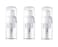 3Pcs Empty Refillable Clear Plastic Foamer Pump Bottle Foaming Dispenser Cosmetic Makeup Sample Storage Container Vial Pot for Kitchen and Bathroom Use(30ml/1oz)