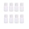 24PCS 5ml/0.17oz Empty Refillable Clear PET Plastic Flip Cap Dispenser Bottles Cosmetic Container Jar Pot Vial Sample Storage For Lotion Emulsion essential oil Facial Essence Perfume