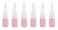 12Pcs Mini Plastic Nasal Spray Bottles - 5Ml Portable Empty Refillable Fine Mist Sprayers Cosmetic Perfume Makeup Water Storage Holder Container (Pink)