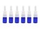 12Pcs Mini Plastic Nasal Spray Bottles - 5Ml Fine Mist Sprayers Cosmetic Perfume Makeup Water Storage Holder Container Portable Empty Refillable(Blue)