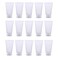 24Pcs Empty Refillable Transparent Plastic Portable Soft Squeezable Cosmetic Bottle Tube With Flip Lid For Storage Facial Cleaner Lotion Emulsion Shampoo Gel Toothpaste Sample size 5ML