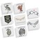 Harry Potter Hogwarts United Plastic Party Tattoos - 2" x 1.75"   Assorted Design   Pack of 24