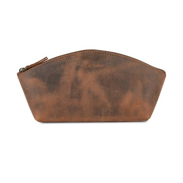 Londo Genuine Leather Versatile Gondola Style Handbag - Cosmetic, Toiletry, Makeup, Shaving Organizer Bag - Dopp Kits - Unisex