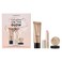 bareMinerals 3-Piece Clean Beauty Gift Set, Includes 3 Full-Sizes, Tinted Moisturizer Mineral SPF 30 + Hyaluronic Acid, Under-Eye Brightener + Concealer, Dewy Lip Gloss-Balm Set, Makeup Trio