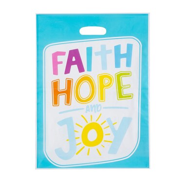 Fun Express Faith Hope Joy Goody Bags - 50 Pieces