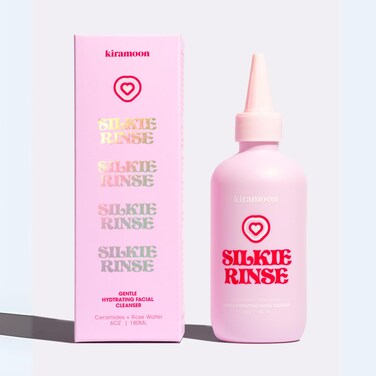 Face Wash Silkie Rinse Hydrating Gentle Face Cleanser for Dry or Sensitive Skin - Hydrating Makeup Remover &amp; Face Wash w/Ceramides &amp; Squalane