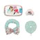 Bioworld Squishmallows 4-Piece Self Care Scrunchie, Clip, Headwrap Bag Set