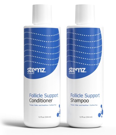 Stemz - Professional-Grade DHT Blocker Shampoo &amp; Conditioner - pH Optimized for Scalp &amp; Hair Health - Thickness &amp; Volume - 12Fl Oz Sulfate-Free - Made in USA