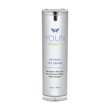 YOUN Beauty Retinol Eye Cream by Holistic Plastic Surgeon Dr. Anthony Youn &ndash; Paraben-Free Night Eye Cream with 1% Retinol and Hyaluronic Acid &ndash; Under Eye Cream for Hydration and Skin Firming, 1 Fl Oz