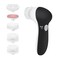 Electric Facial Kit - Waterproof Cleansing Spin Brush Set with 5 Exfoliating Brush Heads - Cleanser - Rotating Spa Massage - Gentle Exfoliation and Deep Scrub Skin Care Barbers &amp; Aestheticians