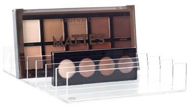 Clear Makeup Organizer Eyeshadow Palette Organizer Cash Holder &amp; Makeup Palette Organizer Acrylic