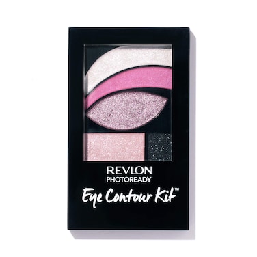Revlon PhotoReady Eye Contour Kit, Eyeshadow Palette with 5 Wet/Dry Shades &amp; Double-Ended Brush Applicator, Pop Art (535), 0.1oz