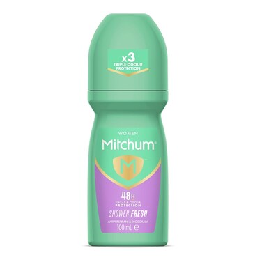 Mitchum Women 48HR Protection Roll-On Deodorant &amp; Antiperspirant, 100ml, pack of 2