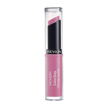REVLON ColorStay Ultimate Suede Lipstick, Longwear Soft, Ultra-Hydrating High-Impact Lip Color, Formulated with Vitamin E, Silhouette (001), 0.09 oz