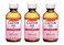 De La Cruz Castor Oil - 100% Pure Castor Oil for Hair, Skin, Eyelashes, and Eyebrows - USP Grade, 2 FL Oz (3 Glass Bottles)