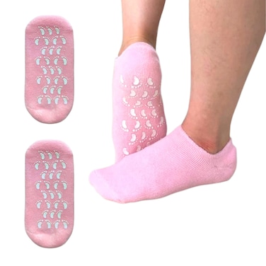 Moisturizing Socks, Gel Socks, Silicone Socks, Foot Care for Dry Feet Treatment, Overnight Lotion Socks for Women and Men, Dry Cracked Feet and Heel, Rough Calluses, with Essential Oils