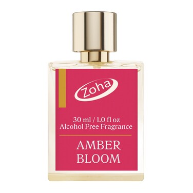 Zoha Amber Bloom Oil Perfume for Women &amp; Men, Roll On Perfume Oil and Amber Perfume Spray, Alcohol Free Skin Moisturizing Amber Oil Perfume