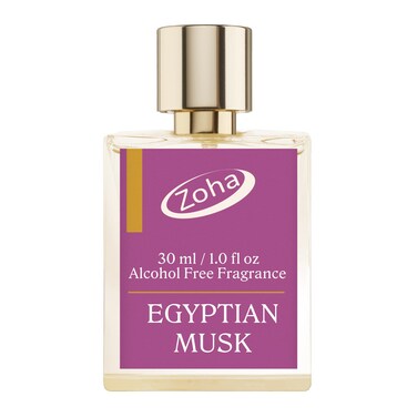 Zoha Egyptian Musk Perfume for Women and Men   Alcohol Free &amp; Essential Oil Based Perfumes   Vegan &amp; Long Lasting Perfume   Made in USA (30 ml/ 1.0 oz)