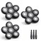 3PCS 6 Heads Electric Razor Blades Refills, Heads Electric Shaver Replacement Heads, Stainless Steel Replacement Blades for Electric Rotary Head Hair Shaver, Black