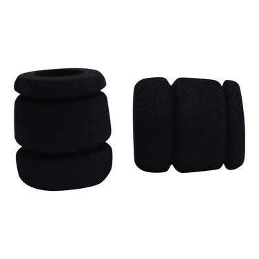 Tattoo Foam Grip Cover for Any 1 Inch Tube, 20pcs (Black)