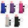 5 Pieces Compact Sleeve Lipstick Pouch, Lipstick Holder Keychain with Metal Ring Fits Most Standard Lip Balm for Women Travel Accessories