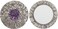 DANFORTH &mdash; Pewter Pansy Purse Mirror &mdash; Handmade Hand-Held Mirror for Women &mdash; Purple Flower Gift Accessories &mdash; Made in USA (3 inches)