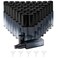 45pcs 10ml Mini Square Spray Bottle Glass Empty Spray Refillable Perfume Bottle Fine Mist Liquid Dispenser for Makeup Skin Care (Black Cap)